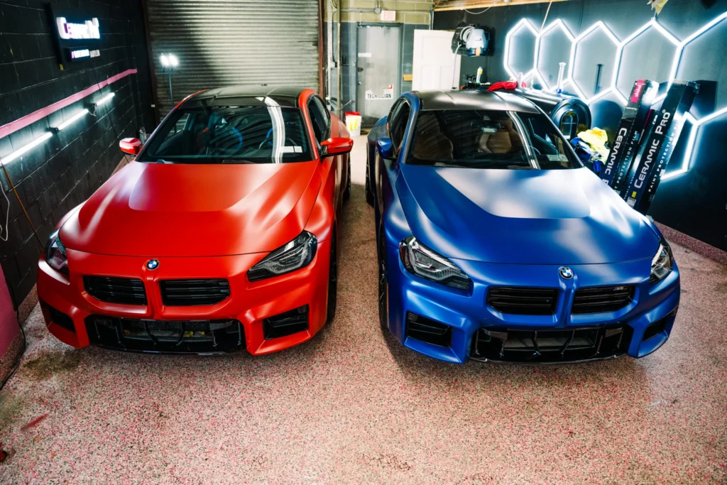 BMW M2 (ORANGE AND BLUE) MATTE PPF
